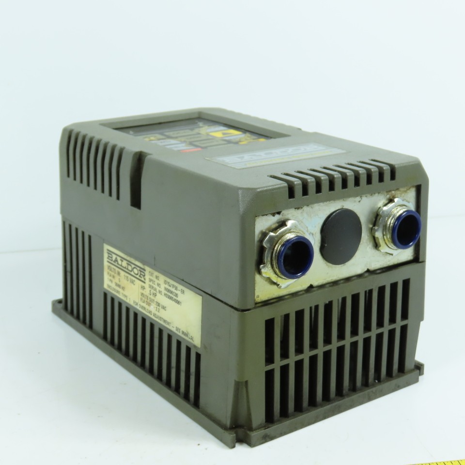 Baldor ID15J1F50-ER 0.5HP Adjustable Speed Drive 115VAC Input 230V Out 1PH