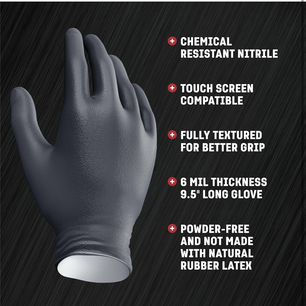 VENOM STEEL Nitrile Gloves Rip Resistant One Size Fits Most 100 CT 🇺🇸USA Ship