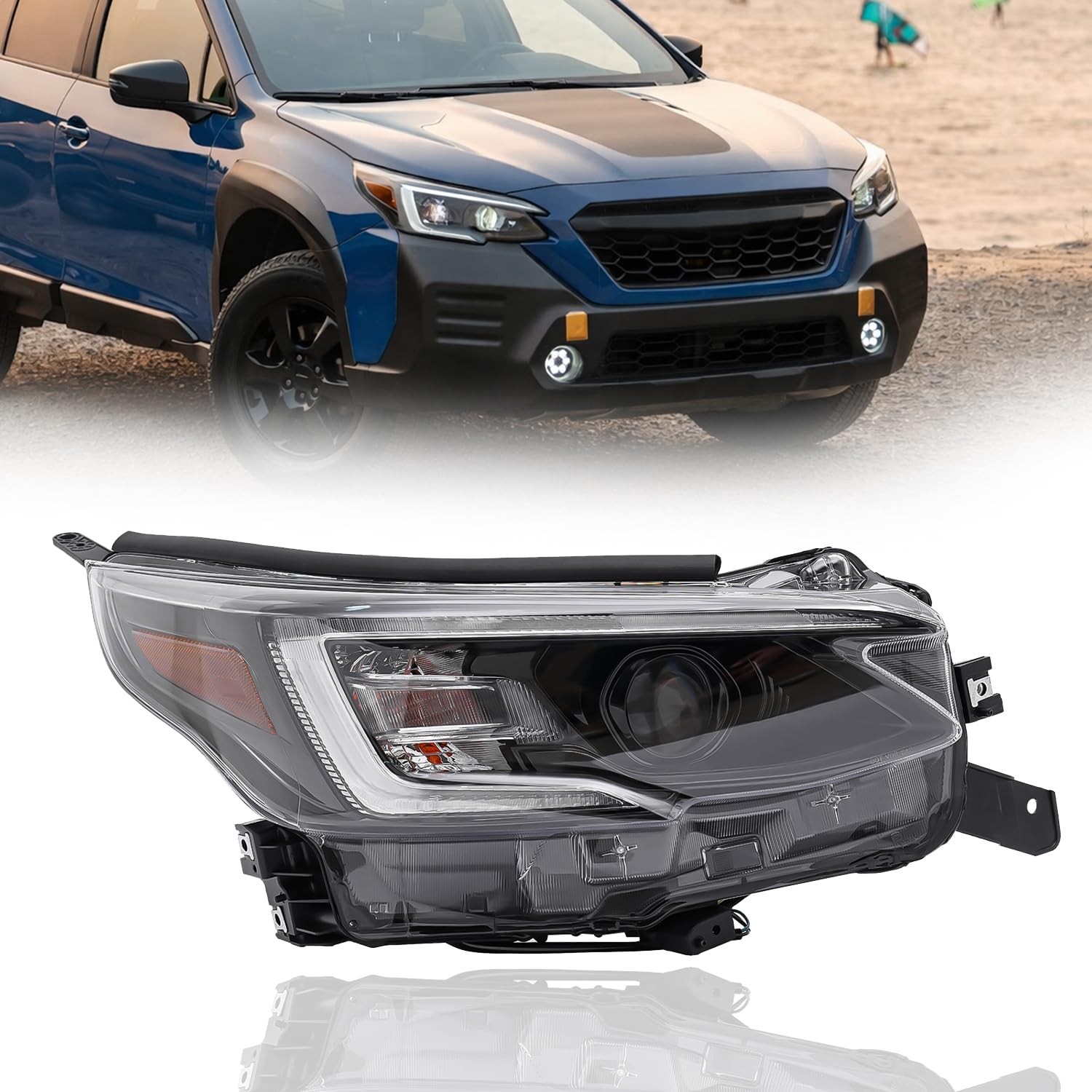LED Headlight Assembly for 2021-2022 Outback Right Side w/LED DRL 84002AN10A