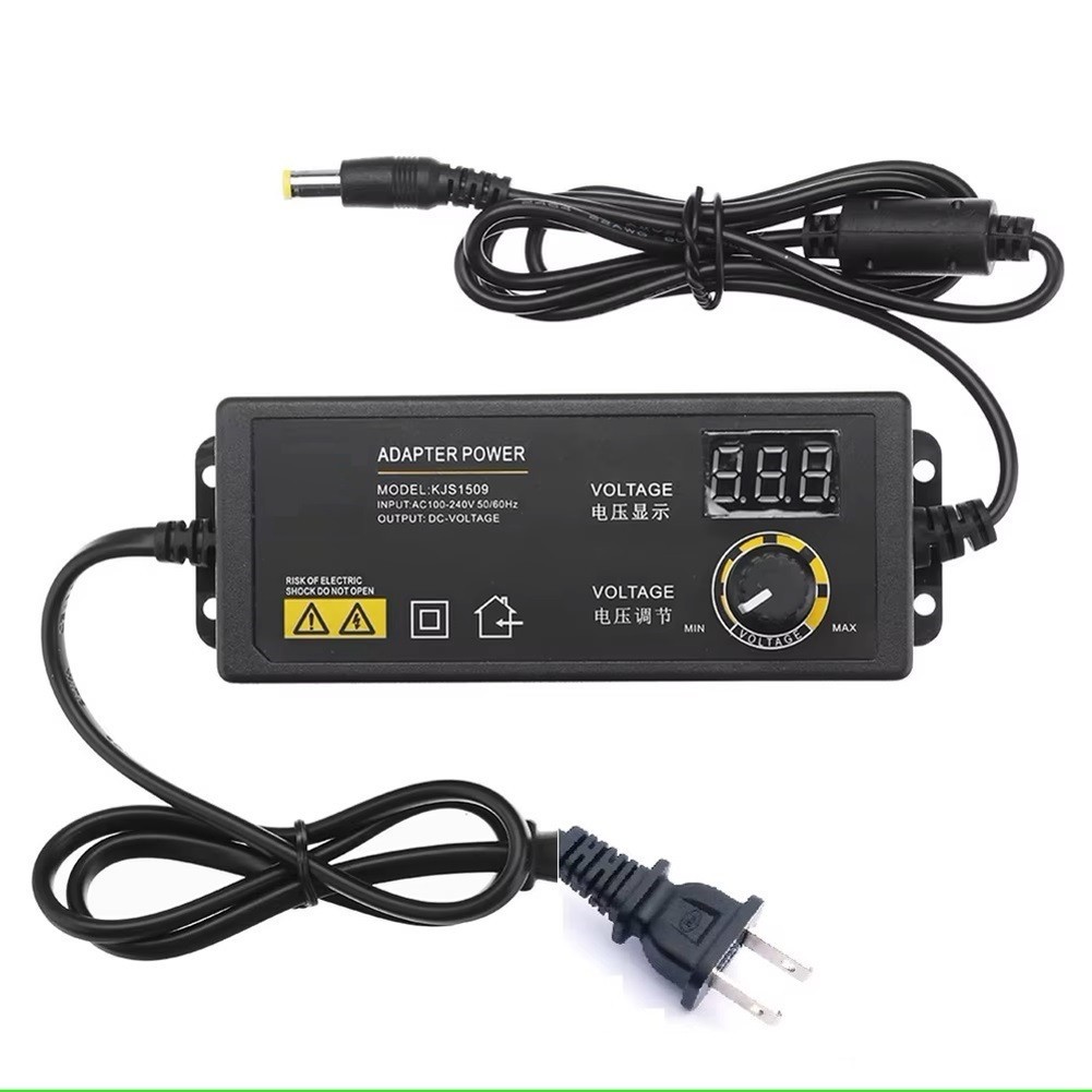 1X Adjustable Voltage 3 to 36V AC / DC Switch Power Supply Adapter W/LED Display