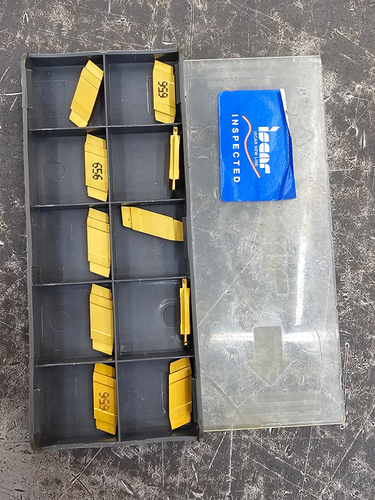 Qty 10 Iscar GIG 1.20-0.00 6401937 IC656 Carbide Grooving Parting Inserts