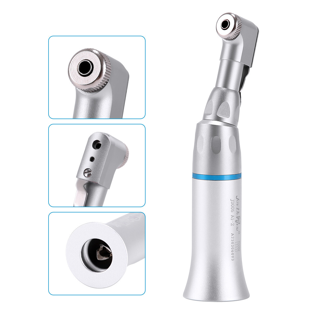 AZDENT Dental Contra Angle Low Speed Handpiece Push Button /Latch Type
