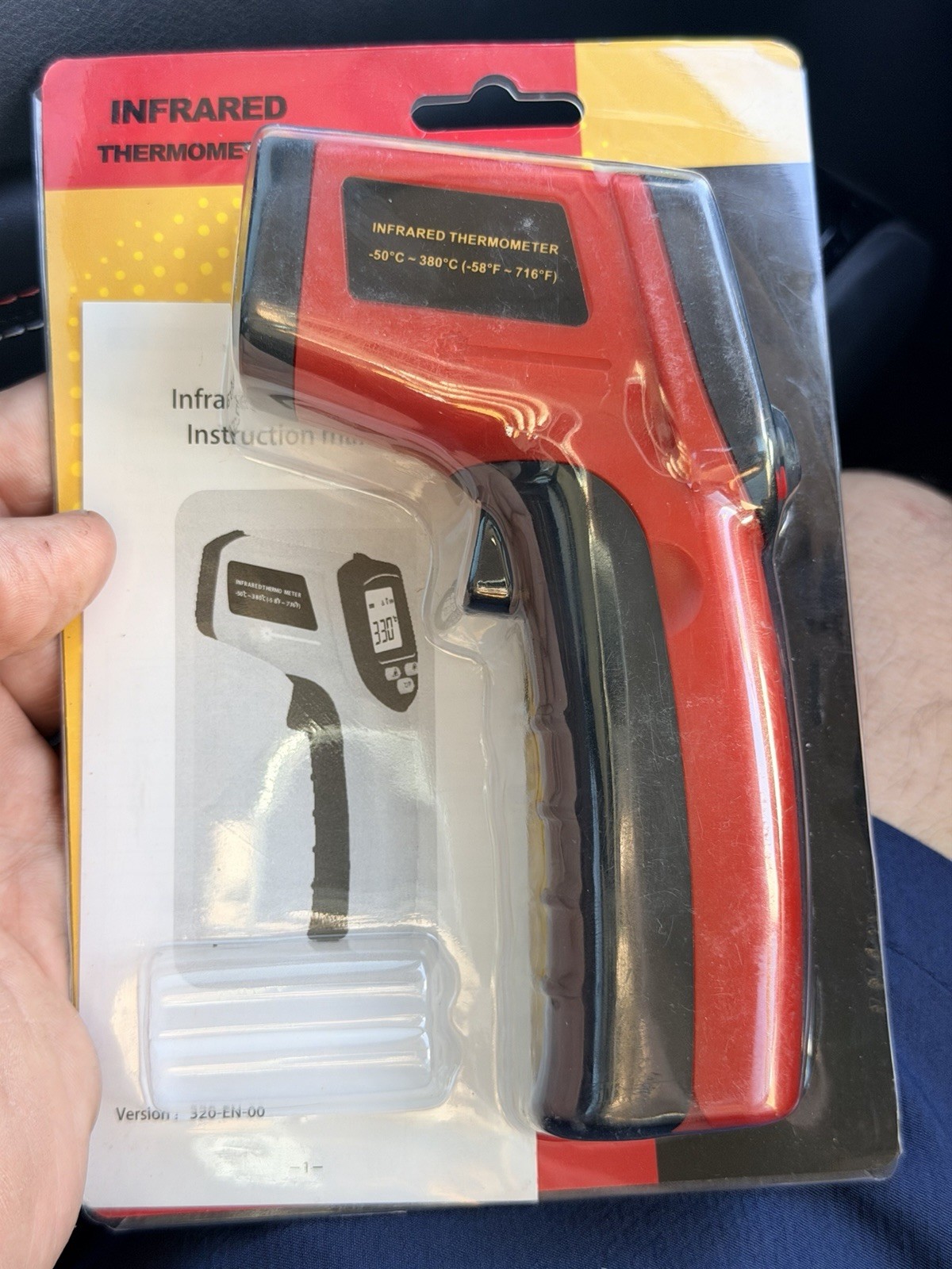 Sunoco Energy Services Branded Infrared Thermometer -58 F To 716 F (-50 C – 380c