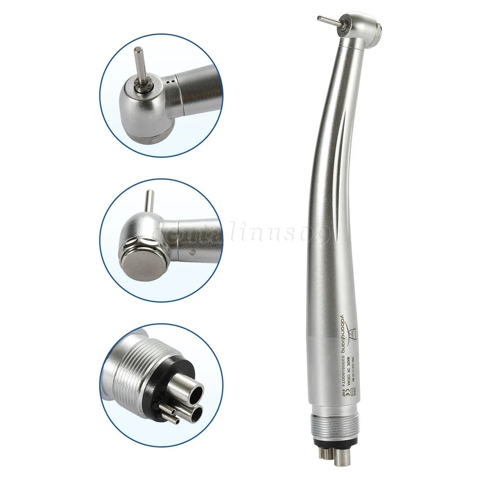 Mini Small Head Dental High Speed Handpiece Push Pediatric Kid 4 Hole Yabangbang