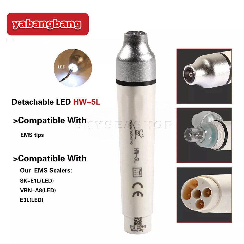 Dental LED Ultrasonic Scaler Detachable Handpiece HW-5L for EMS Woodpecker