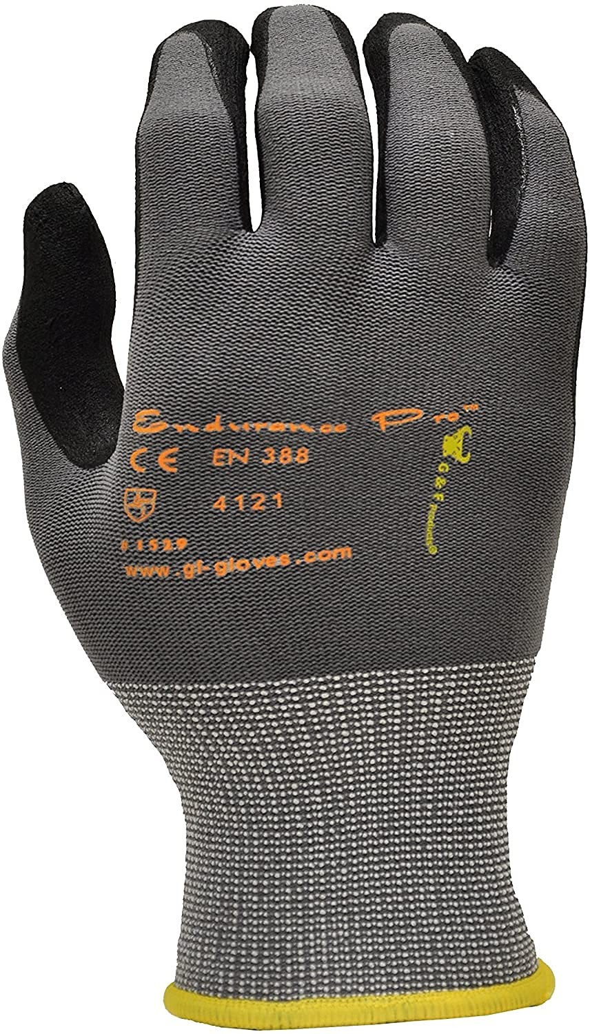 ATG / Maxiflex PIP Large Ultimate by ATG Black Latex Palm And Finger Coated W…