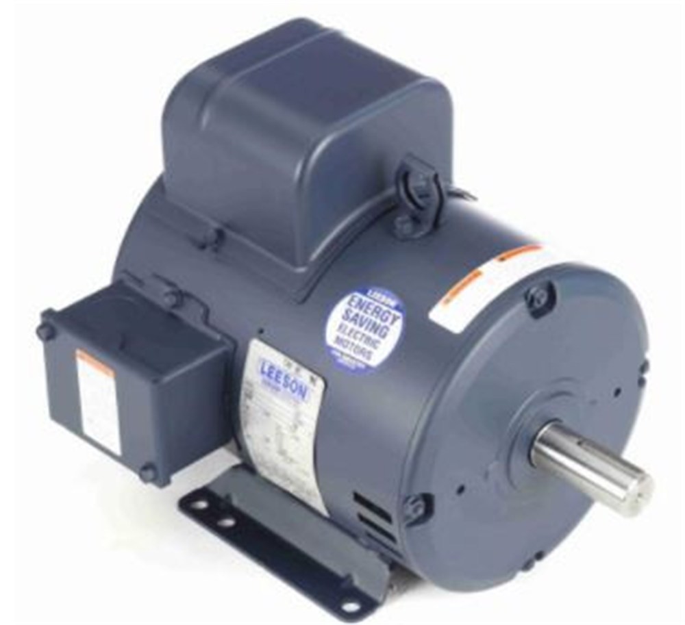 Leeson Electric Motor | 3 HP 1740 RPM 115V Single Phase 184T Frame ODP | 131534