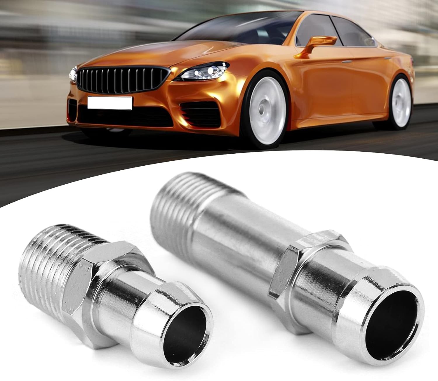2Pcs Heater Hose Connector – Heater Hose Fittings for 3/4in Water Pump 5/8in Int