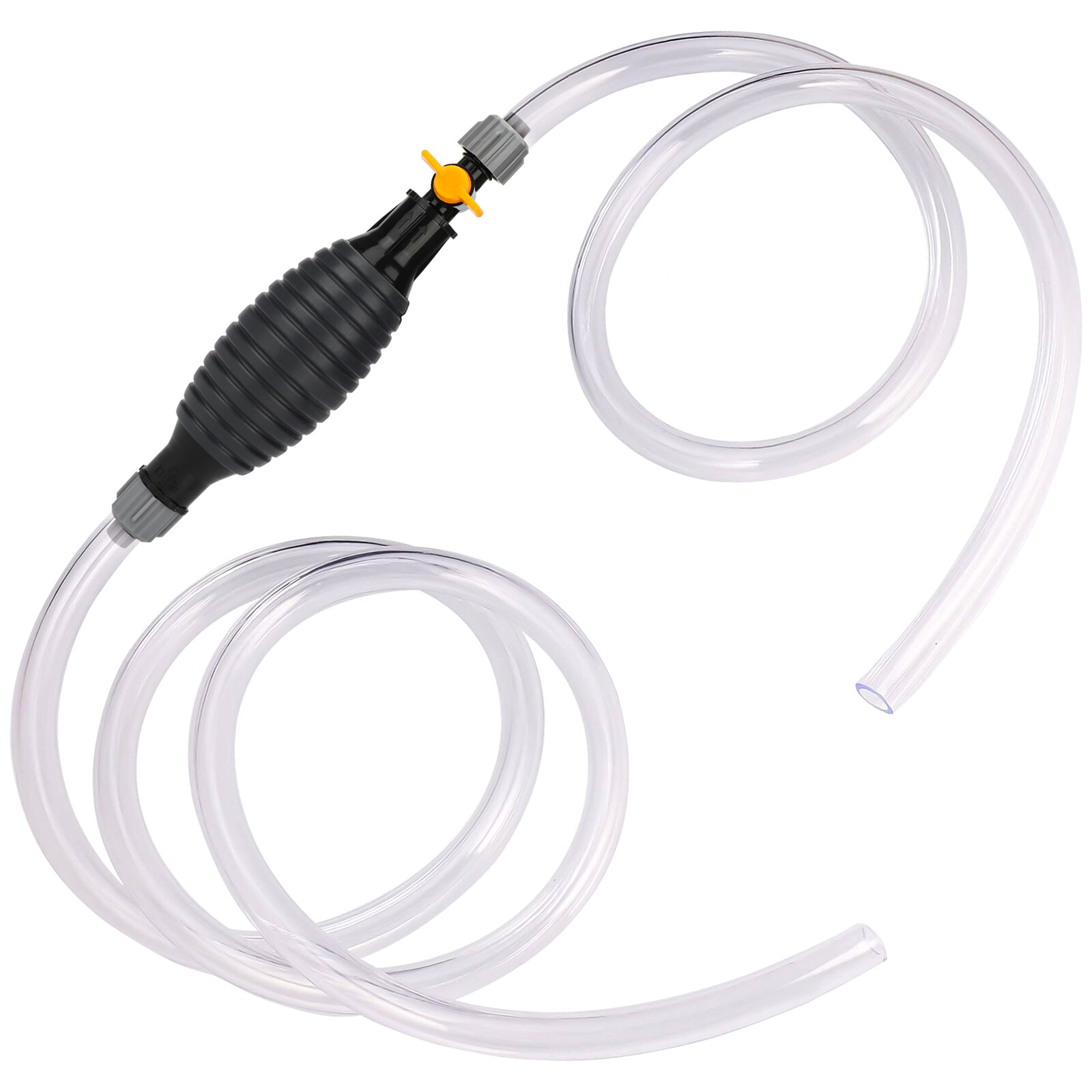 9.8Ft Siphon Hose Multifunction Pump Oil Water Fuel Gasoline Transfer Hand Pump
