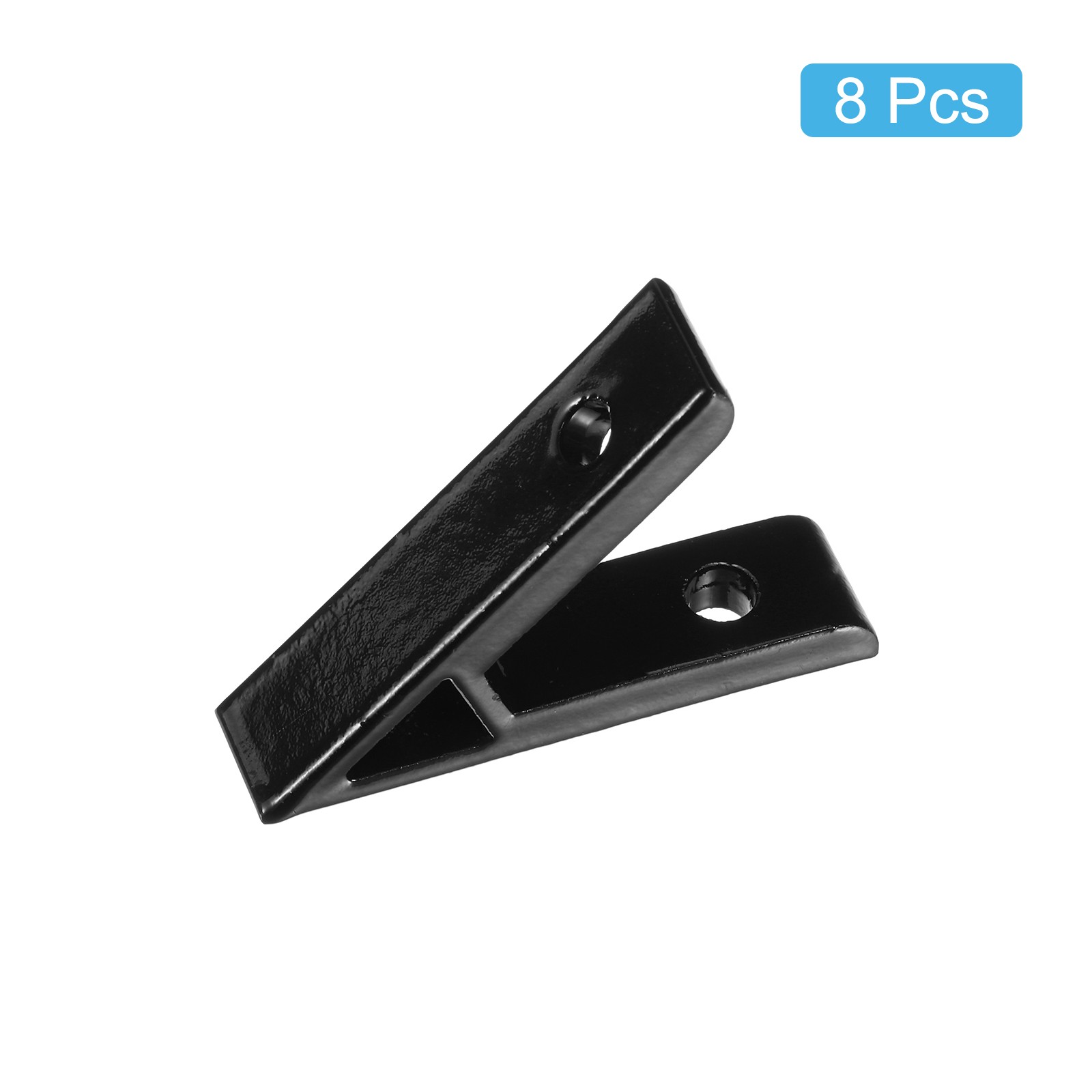 8Pack 45 Degree Angle Aluminum Profile Corner Brackets 2020 Series Black