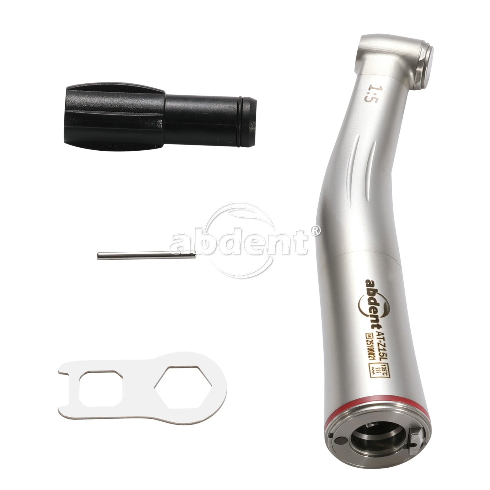 Light AbDent 1:5 Increasing Contra Angle Optic LED Handpiece Standard Head