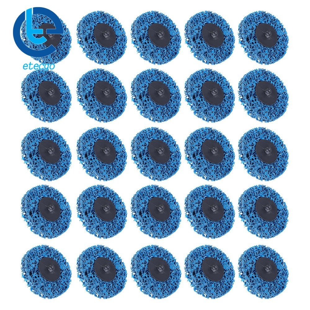 3 Inch 25 Pack Quick Change Easy Strip & Clean Discs Fit For Paint Rust