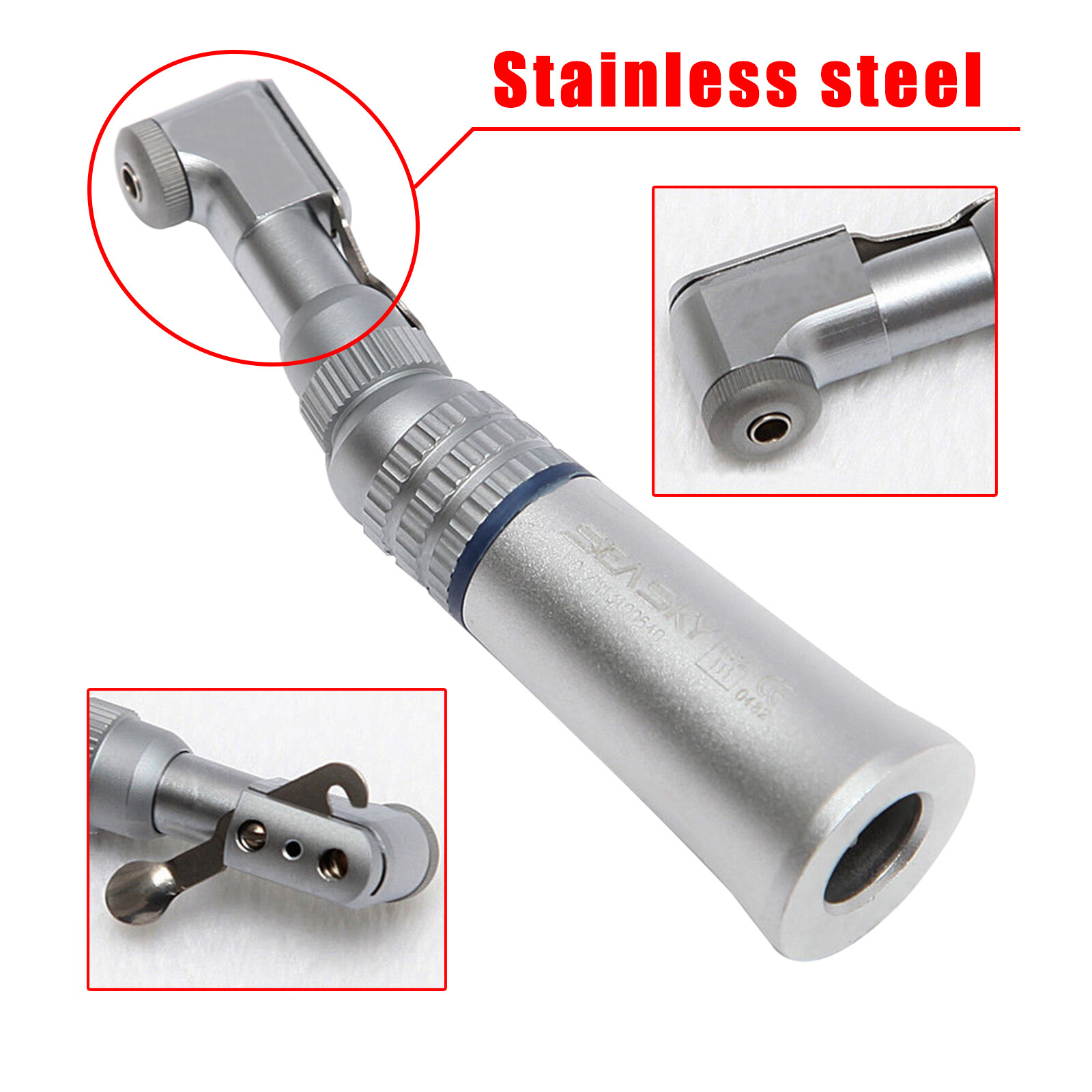 Dental Low Slow Speed Handpiece Contra Angle fit NSK E-type Motor /RA Bur 2.35mm