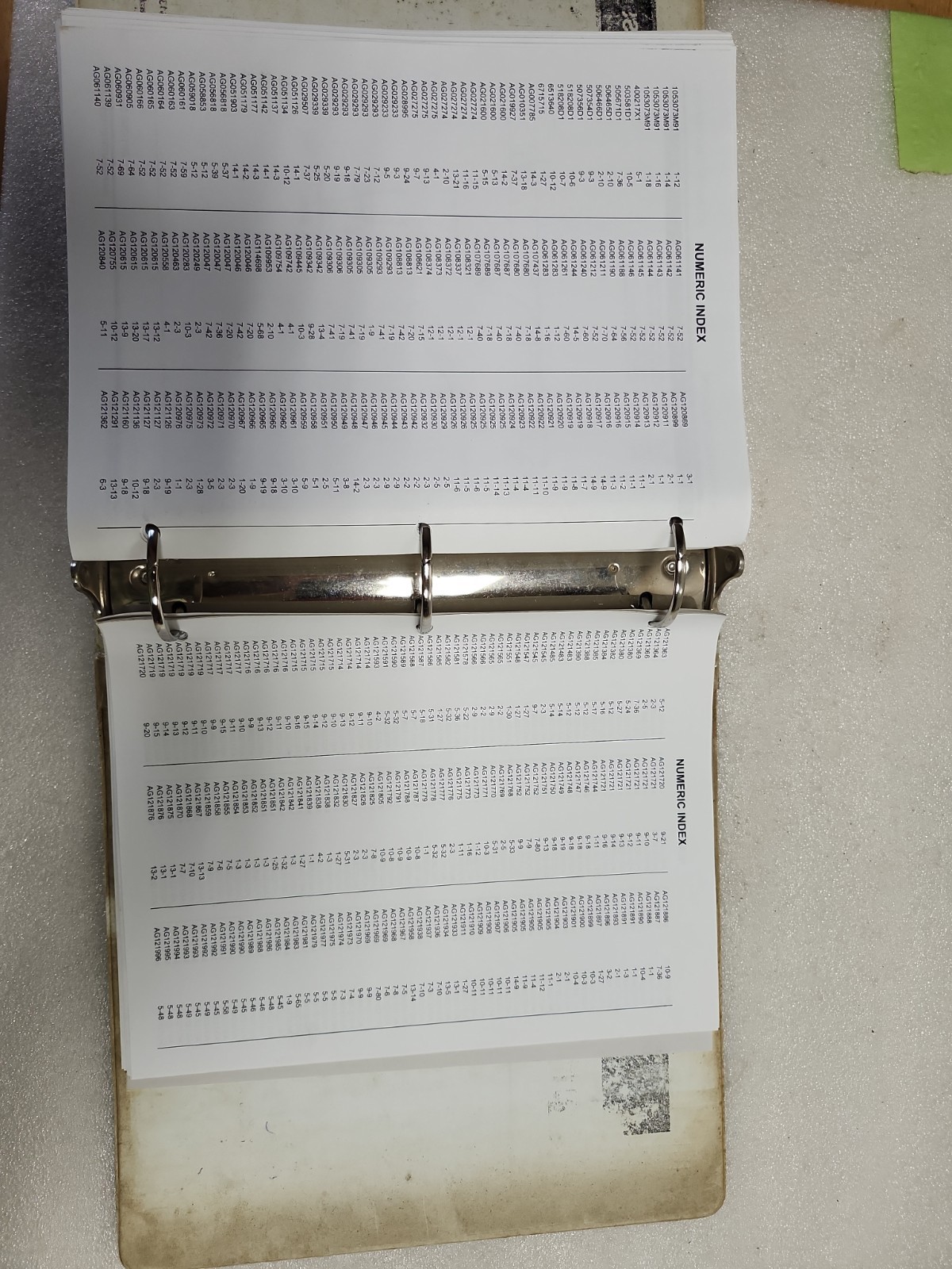 AG-CHEM 864 Rogator Row Crop Chasis Parts Catalog USED