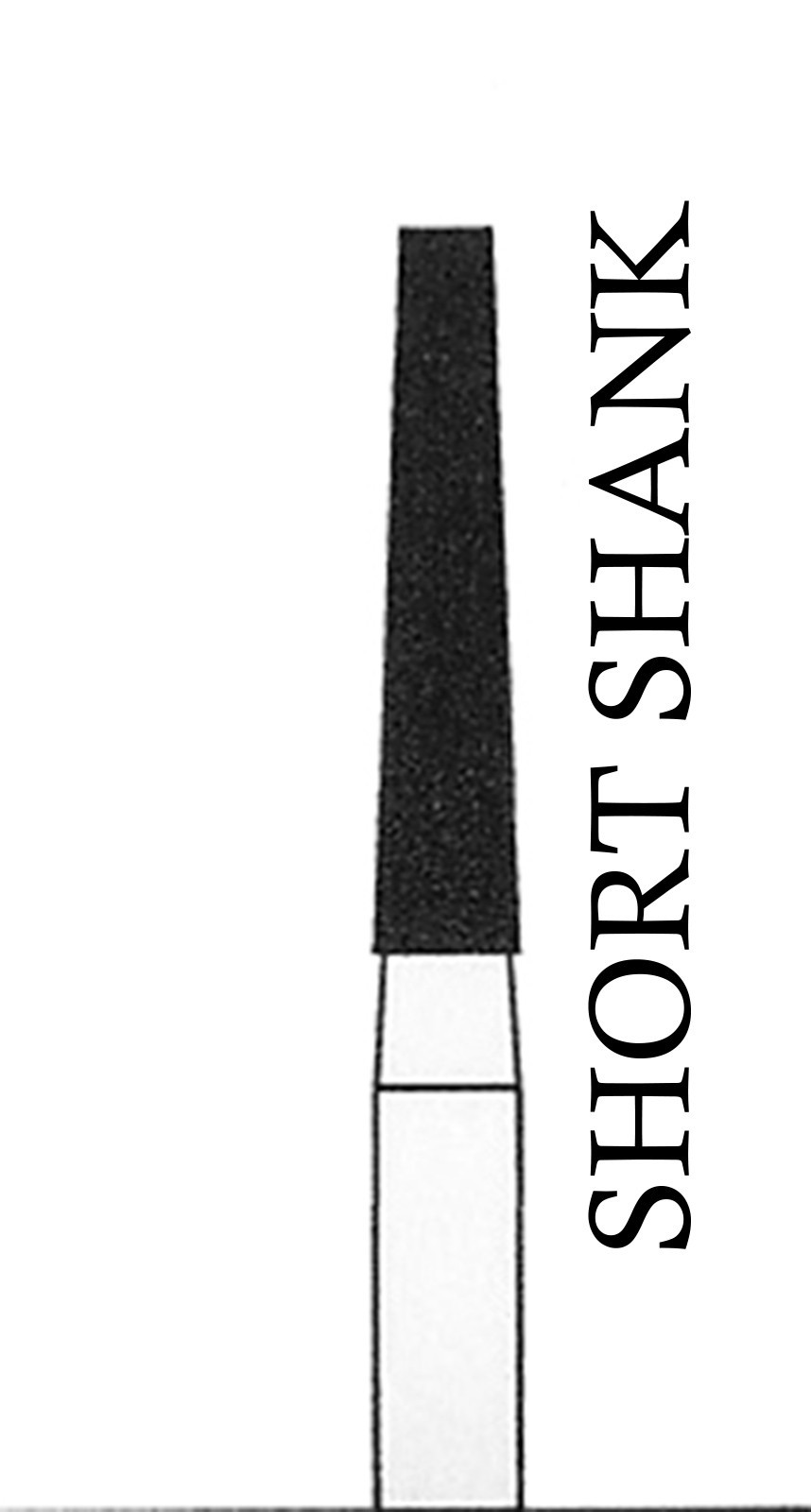 CROSSTECH Dental Diamond Short-Shank FLATENDSHOULDER-847/016SC (MBB4XC) 5Burs