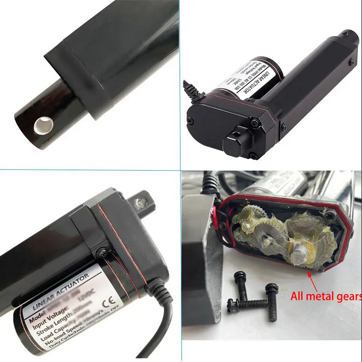 DC 12V Linear Actuator Heavy Duty 2″~40″ Long Stroke 6inch 8in 3000N Waterproof