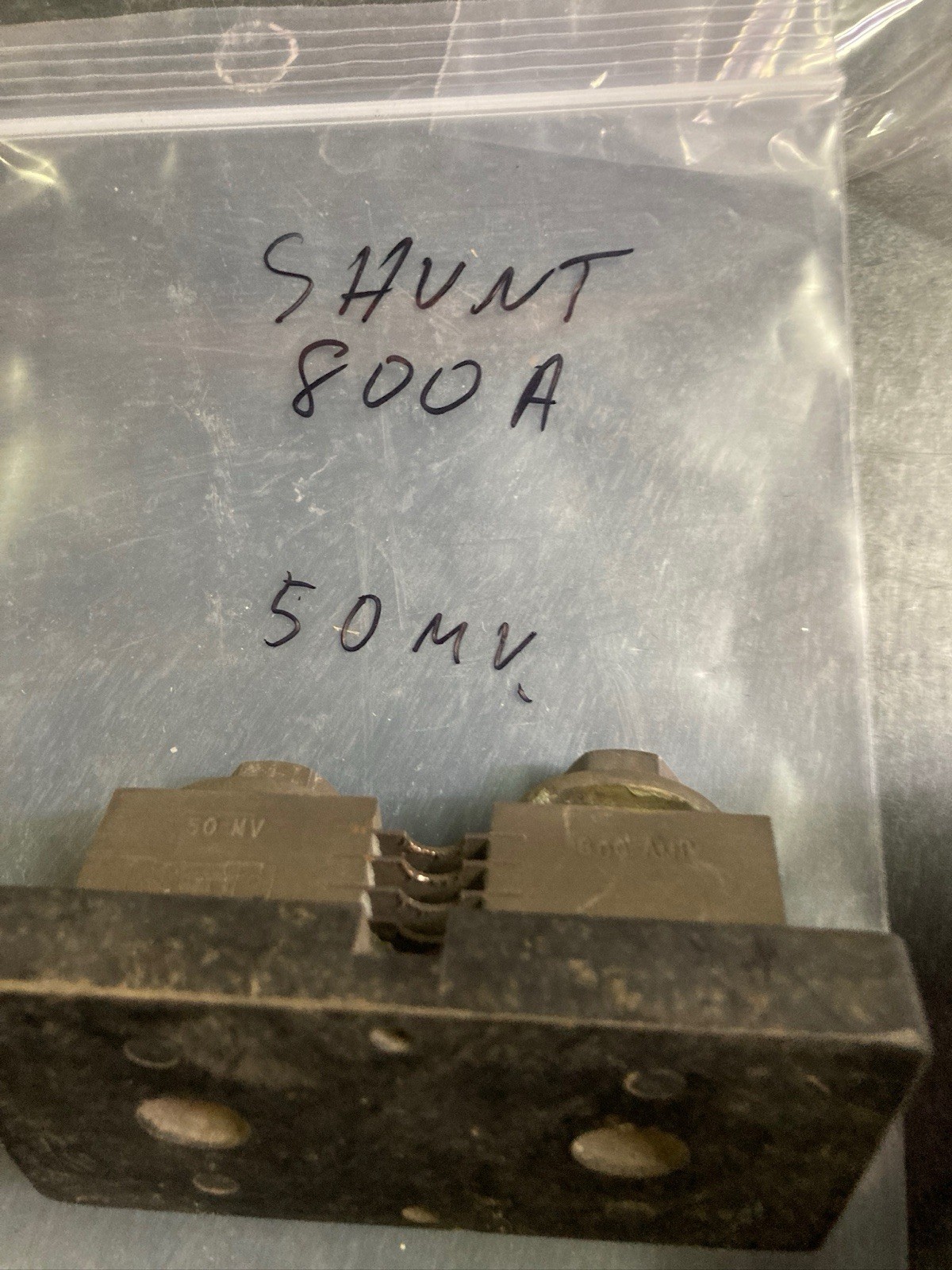 800 Amp Shunt 50 MV MILLER WELDER PARTS USED TESTED