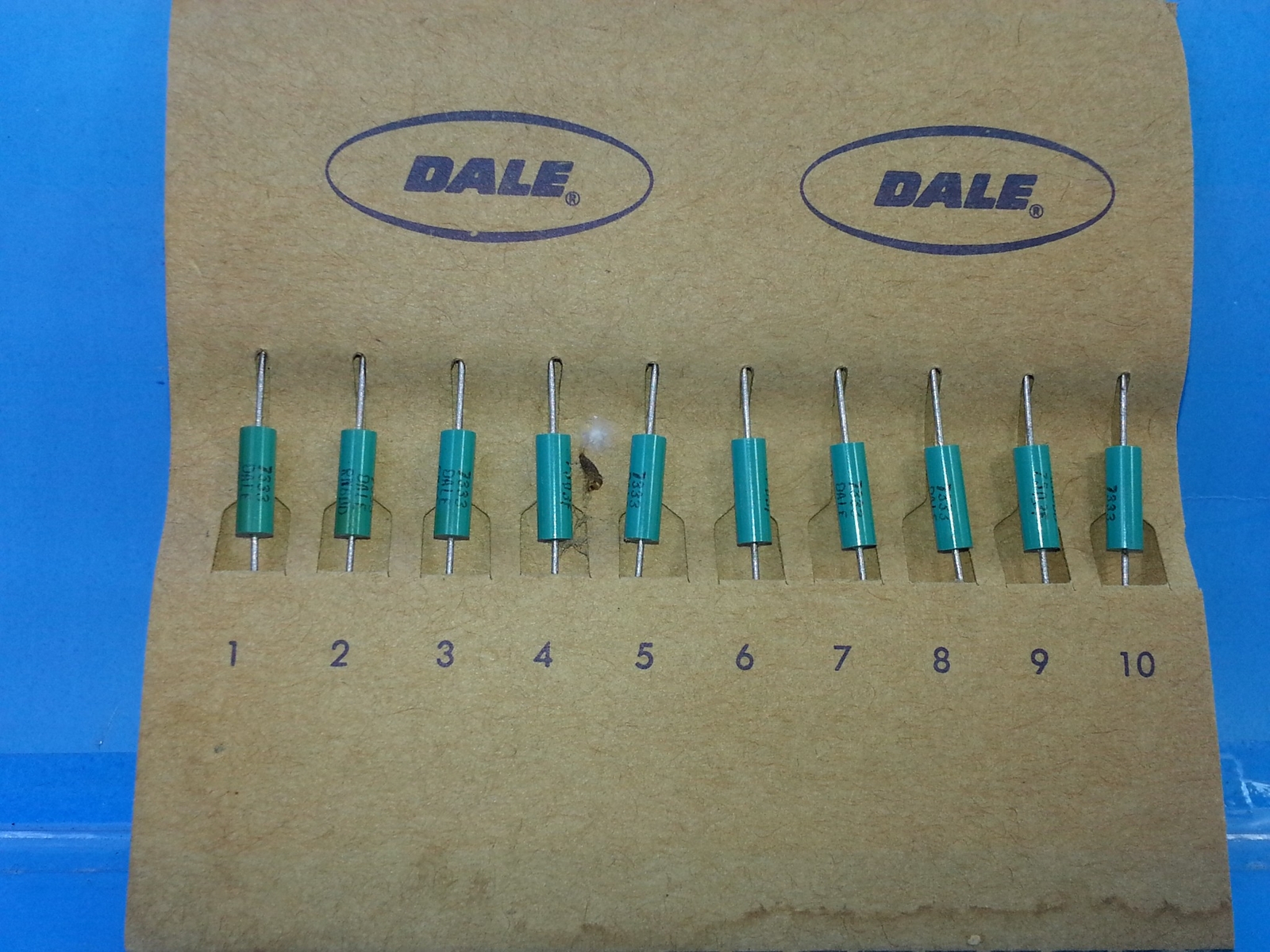 Dale 750kΩ Ohm RN65D7503F CMF Metal Film Resistor 1% MIL SPEC .5W Qty (10) NOS