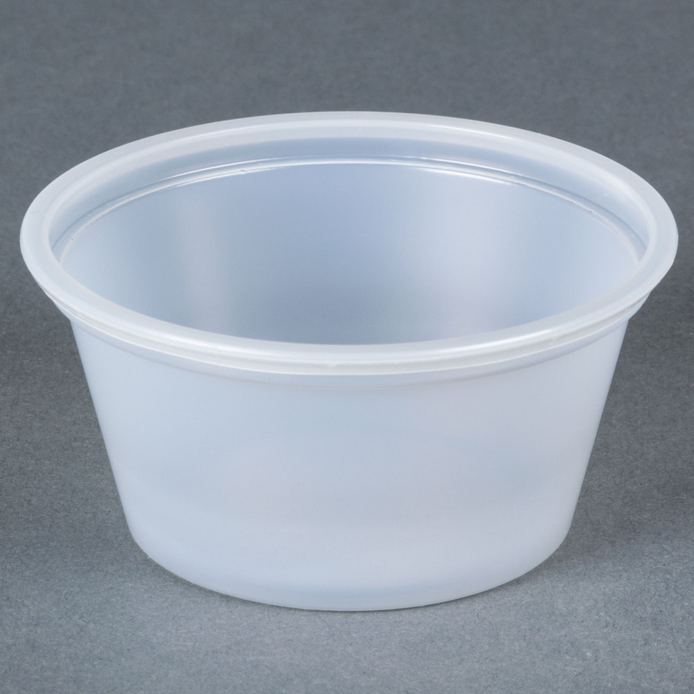 100 ct. 2 OZ Portion Cups NO Lids- Jello Shots, Samples FREE Shipping