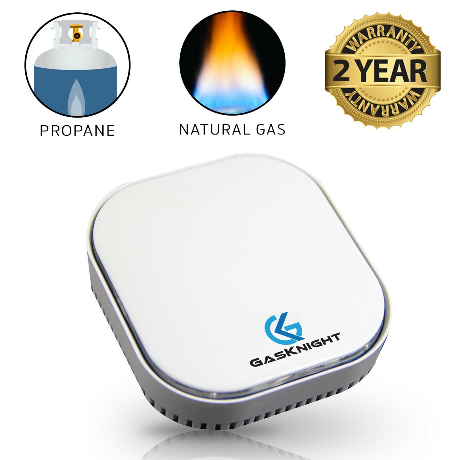 Natural Gas Detector, Propane Detector, Methane LPG Natural Gas Alarm 4 Home RV