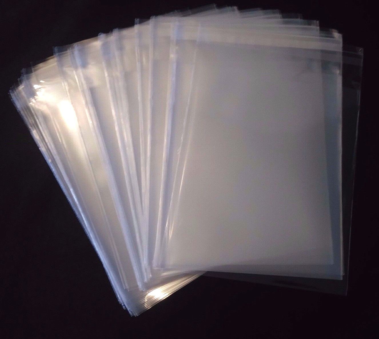 Clear Resealable Self-Adhesive Seal Cello Plastic bags 3 x 3 1.2Mil Polyvinyl