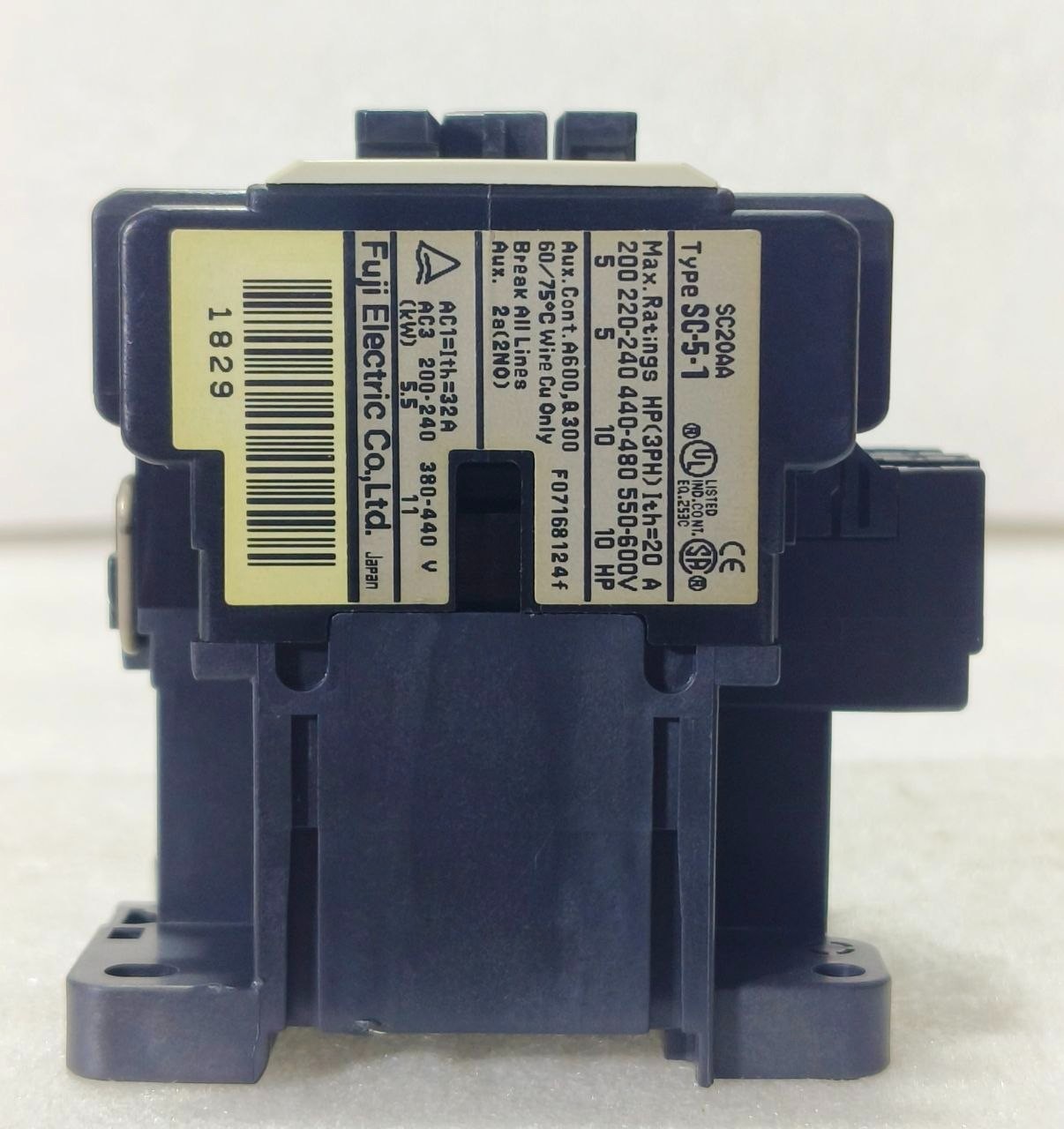 NEW🆕 FUJI ELECTRIC SC-5-1 MAGNETIC CONTACTOR 3-POLE 32A AC1 11KW 440V FREE SHIP