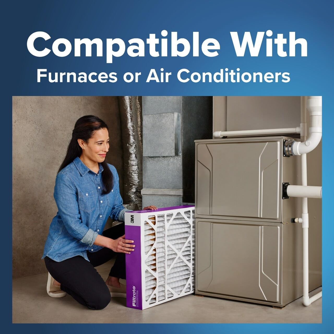 Filtrete 20X25X4 Air Filter Merv 12 Mpr 1550 Certified Asthma Allergy Friendly