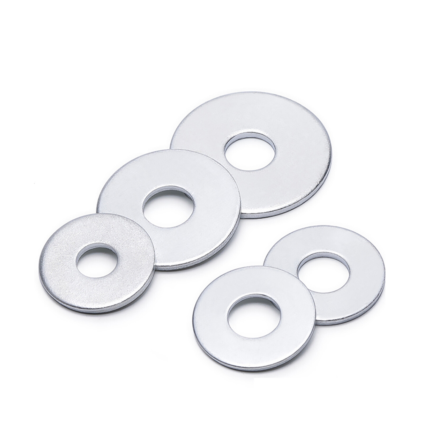Flat Hardware Washer Zinc Plated Steel DIN 125A Metric – M2 M2.5 M3 M4 M5 M6