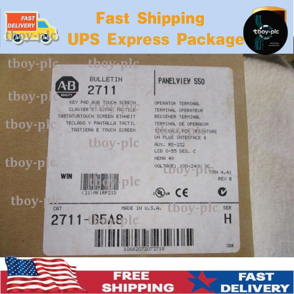 2711-B5A8 AB PanelView Standard Terminal Fast Shipping 2711B5A8 New GQ