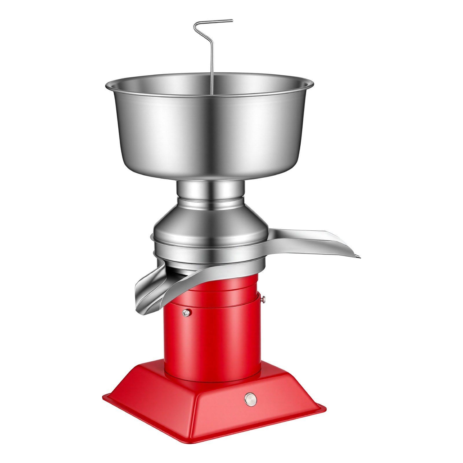 Electric Milk Separator 60L/H, 10500RPM, 4.5L Bowl, 304 Stainless Steel
