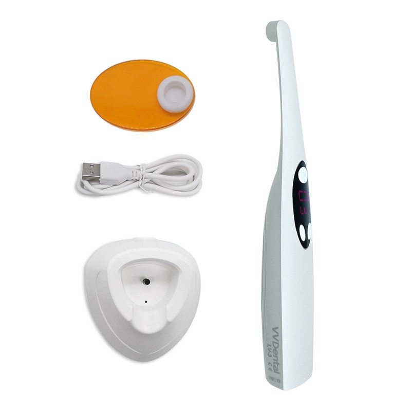 VVDental Wireless LED Curing Lamp 2200mW/c㎡ Led Resin Cure Light Resina Lampara