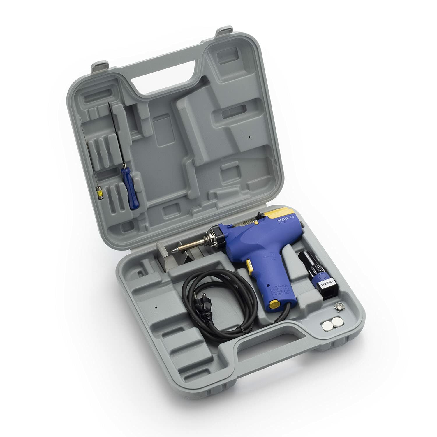 HAKKO FR301-82 DESOLDERING TOOL 2-pole Grounding Plug AC 100V with CASE New