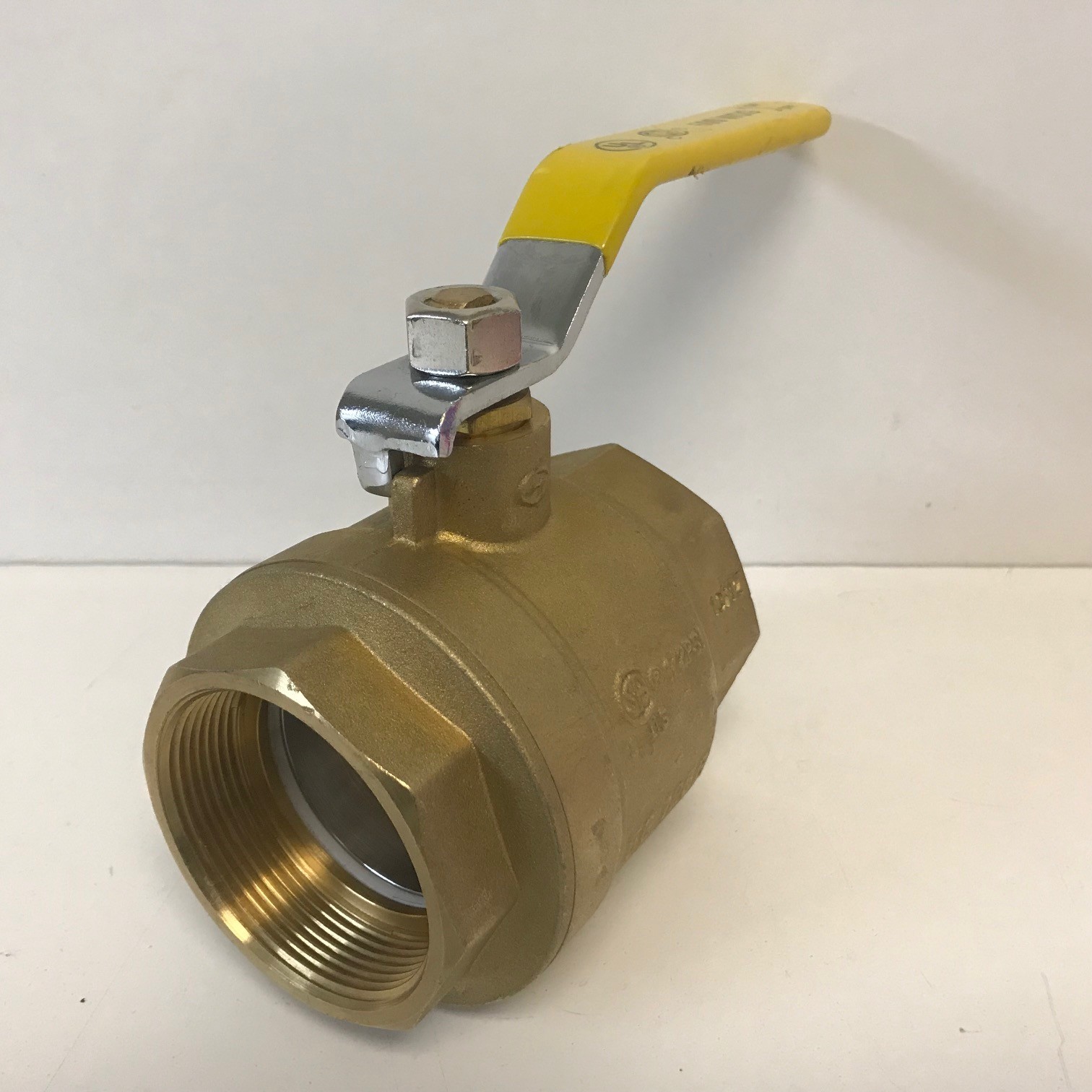 NEW OLD STOCK! BRS 2″ BRASS BALL VALVE 250-PSI 5G 125G 13/12