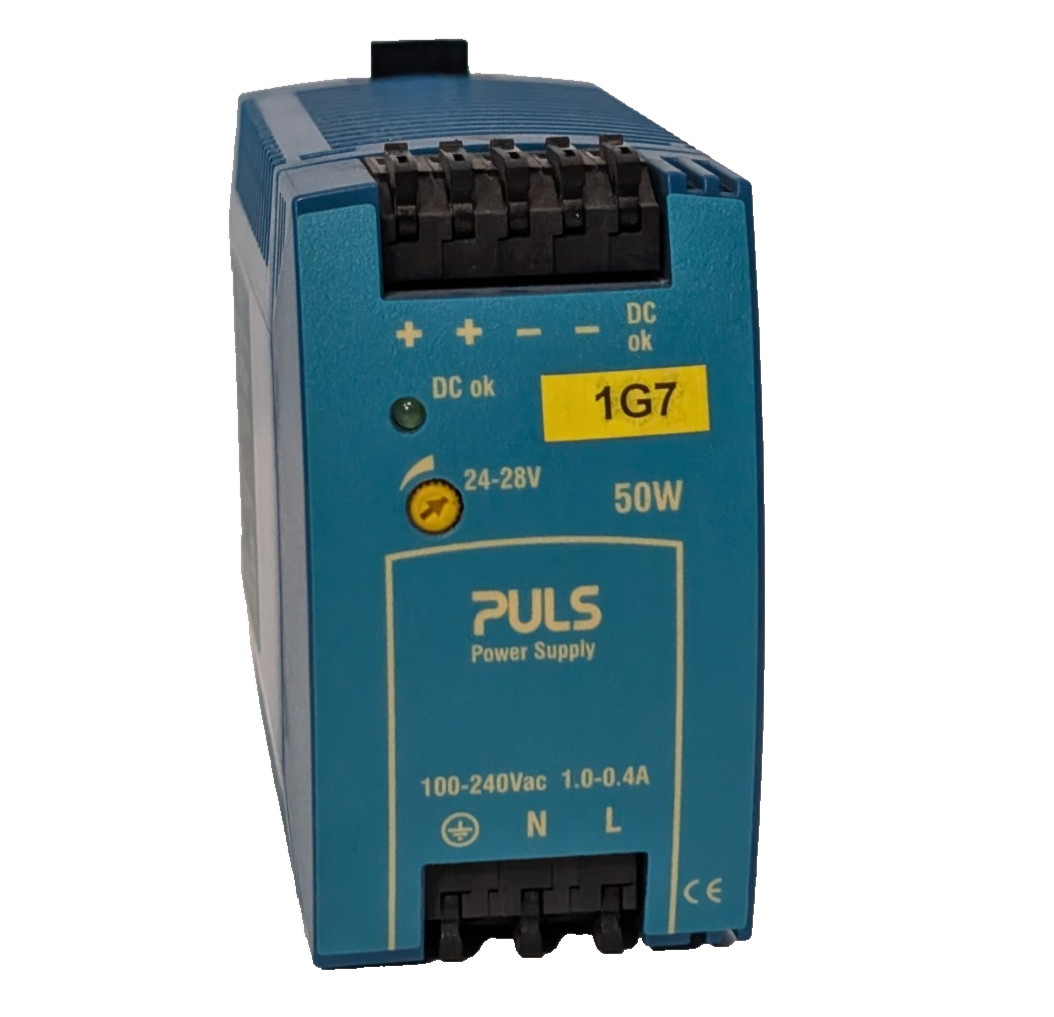 Puls ML50.101 Industrial Power Supply, 50 Watt, 100-240VAC, 1.0-0.4A