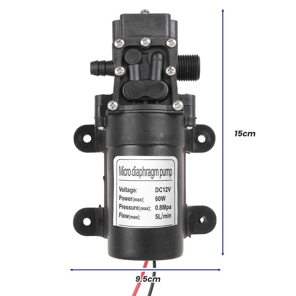 Motor Oil Fuel Fluid Extractor Electric Siphon Transfer Change Pump Pipe 12V 60W