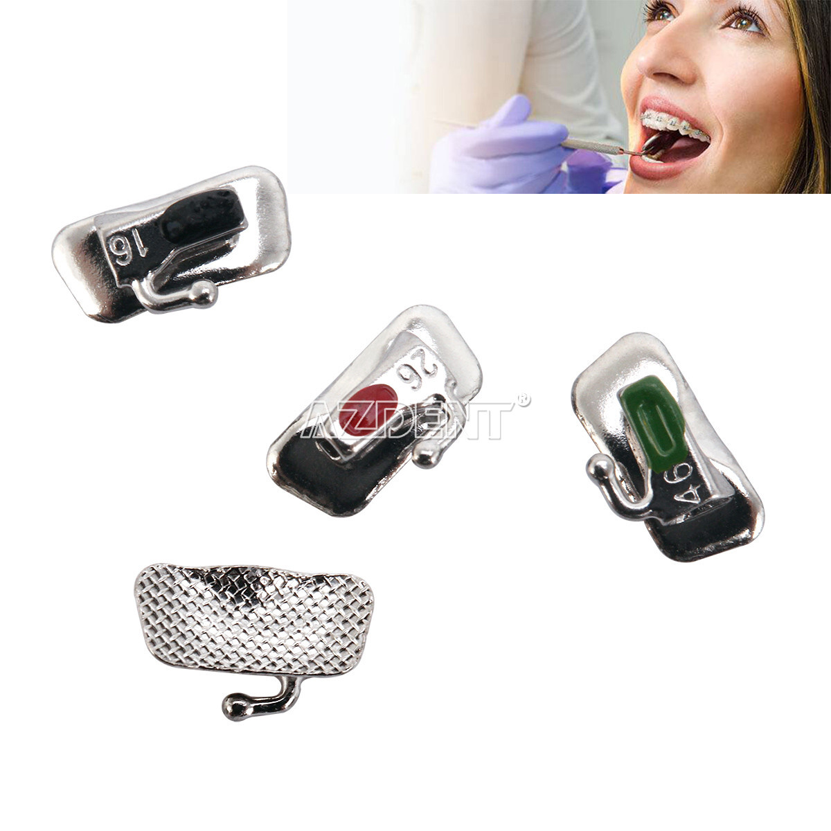 20 Kits Dental Ortho 1st Molar ROTH.022 Buccal Tube Bondable Non-Conv AZDENT