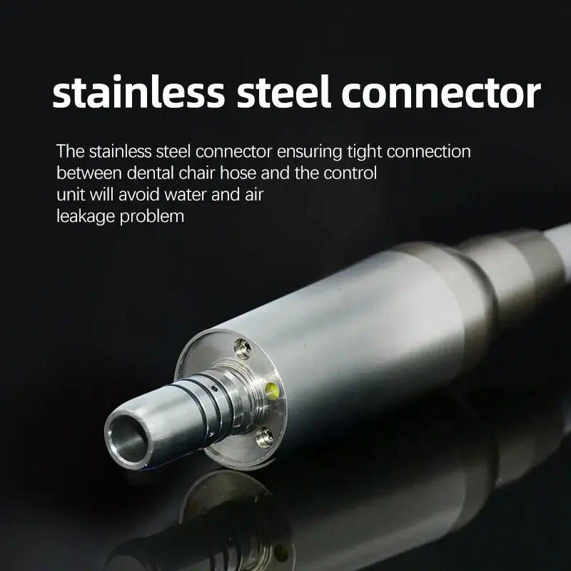 Dental Brushless Electric LED Micro Motor 4 Hole QI 901 with 1:5 Contra Angle