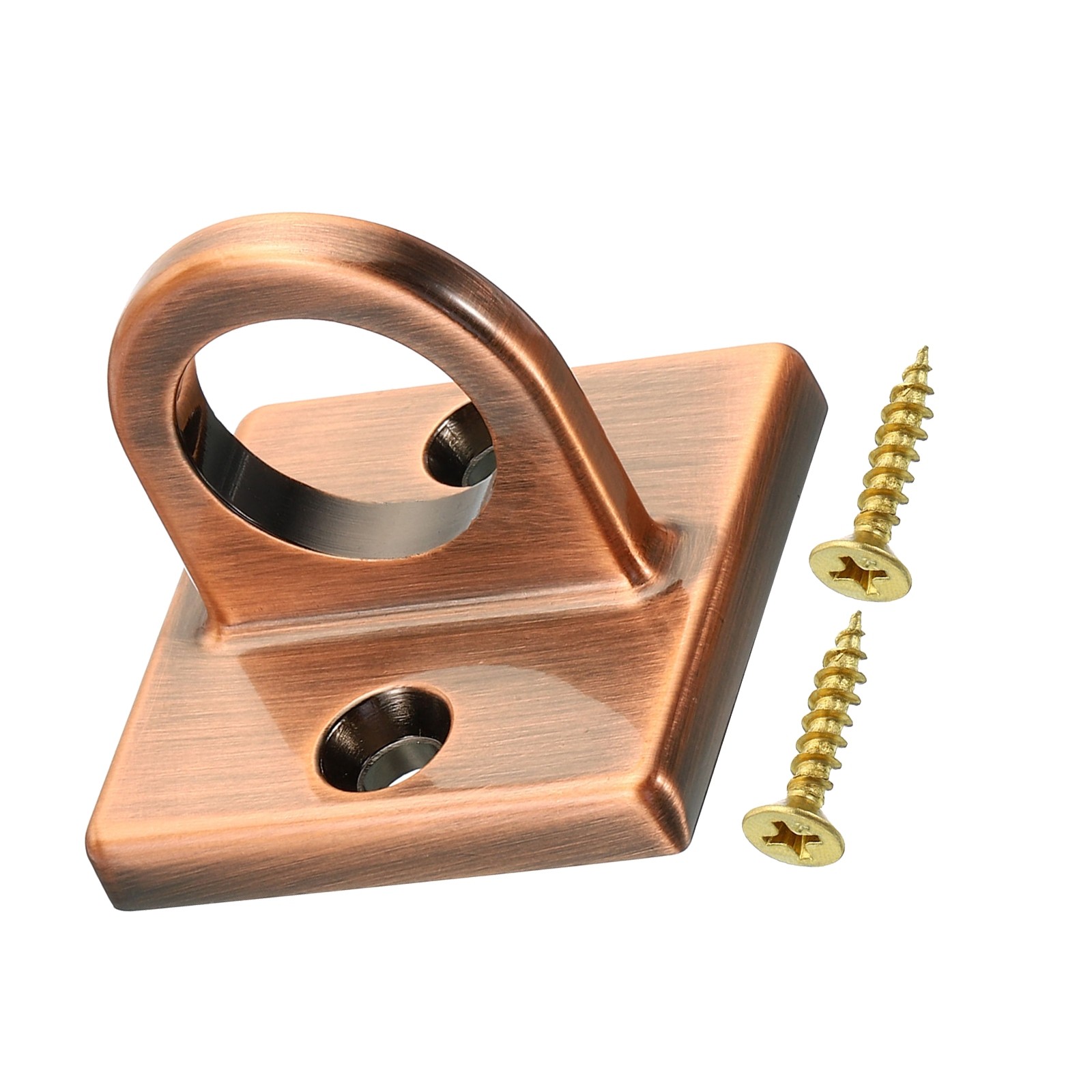 1Pcs Copper Pad Eye Plate U Hooks Hanging Rope Ceiling Hook Wall Mount
