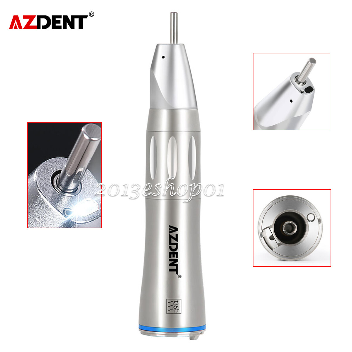 Dental 1:1 Optic Fiber surgical Straight Nose Cone Low Speed Handpiece