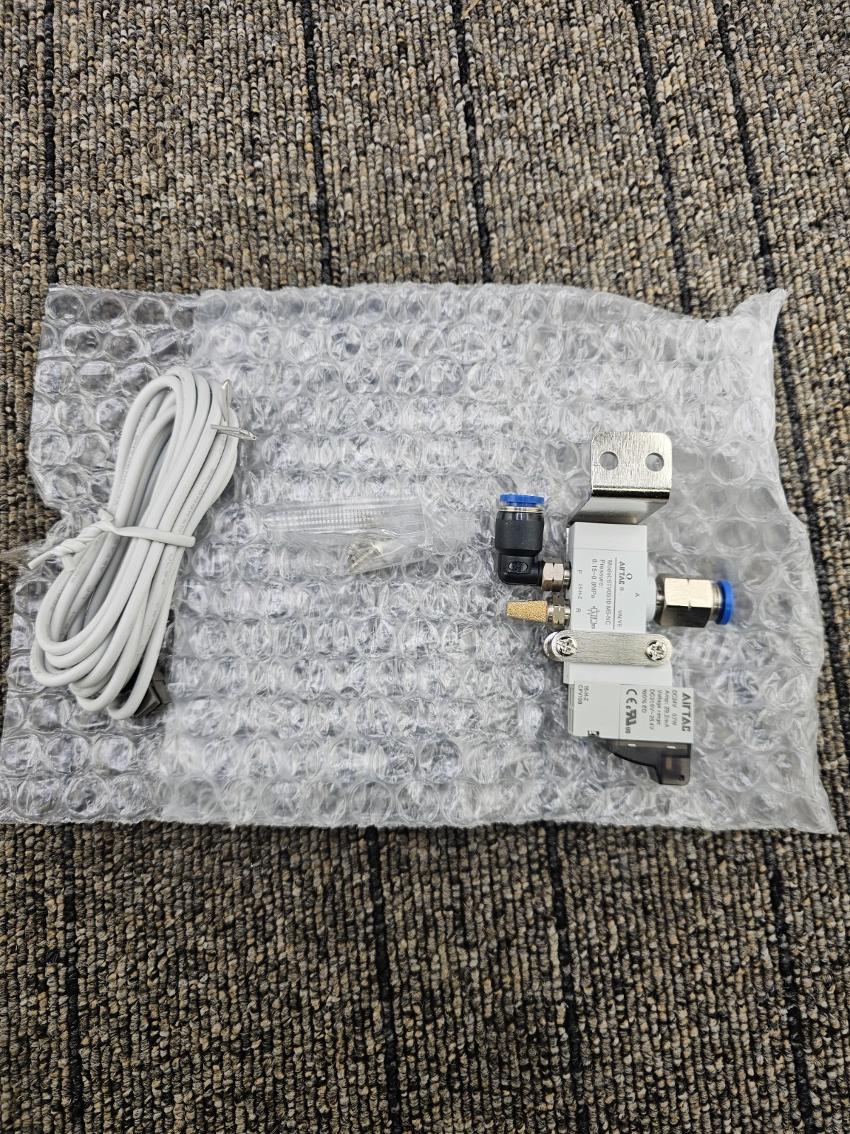 AIRTAC 6TV0510-M5-NC: 3-Way 2-Position Solenoid Valve 6TV Series 0.15-0.8 MPa