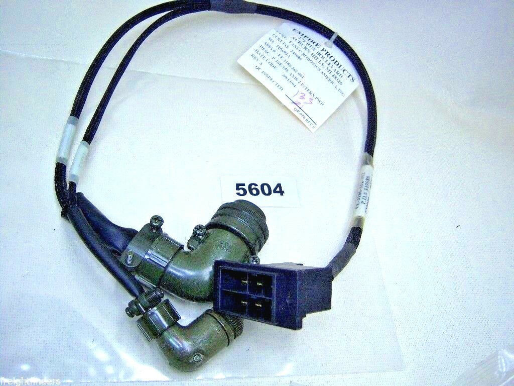 Fanuc Robotics Power Cable EE-3186-362-001 Axis 2 Dual End