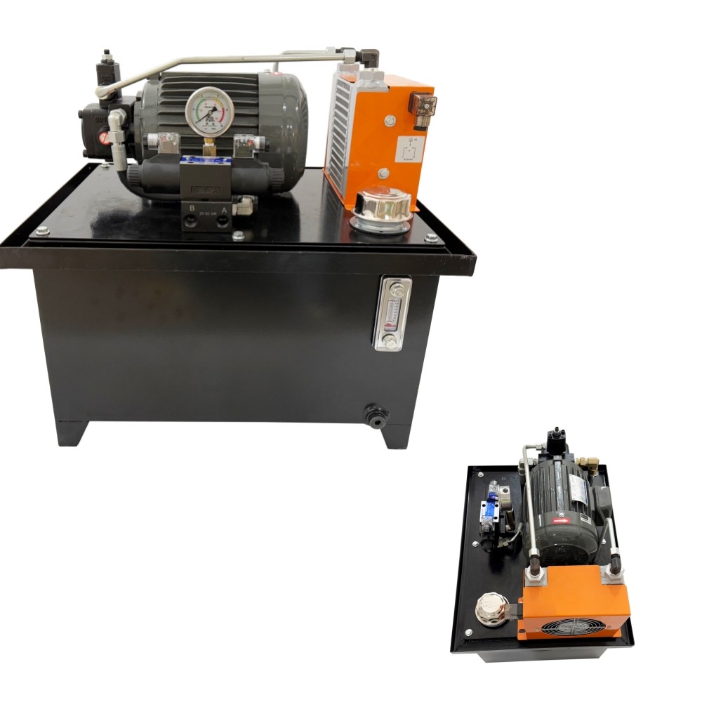 220V 3PH 1500W Small Hydraulic Stations Air-cooled Hydraulic Test Bench
