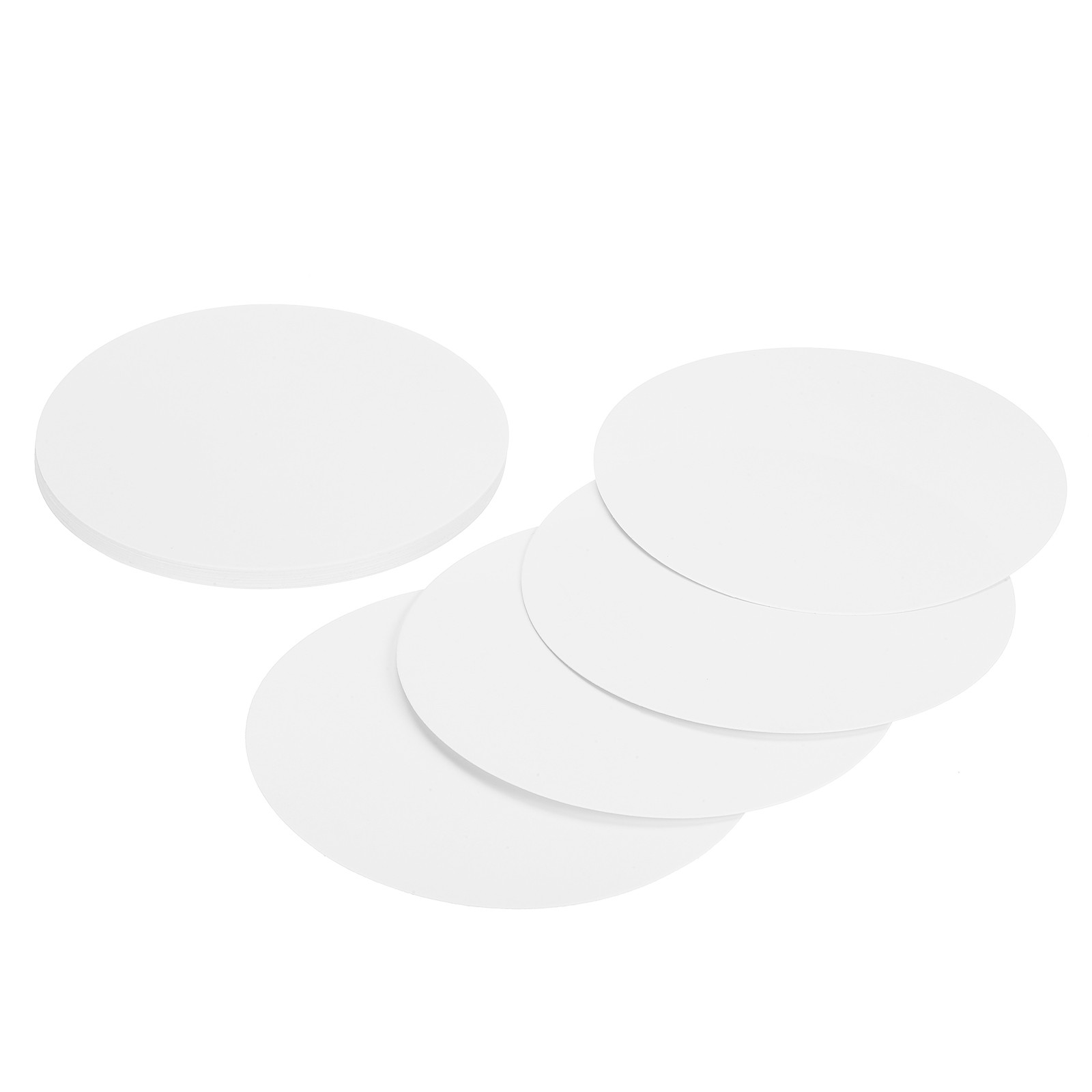 24 Pcs Circle Card Stock, 5.9 Inch Cardstock Paper Circles for Craft, White