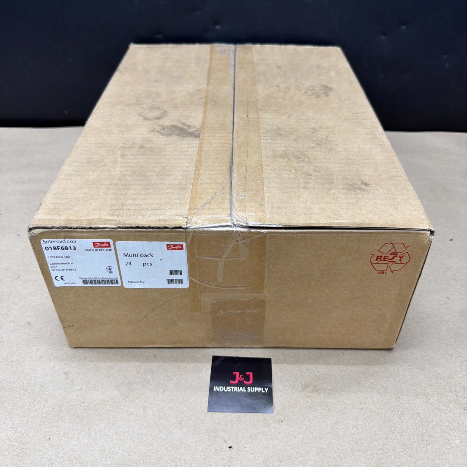 New Box Of 24 Danfoss Solenoid Coil 018F6813 110V 60Hz Warranty 🇺🇸