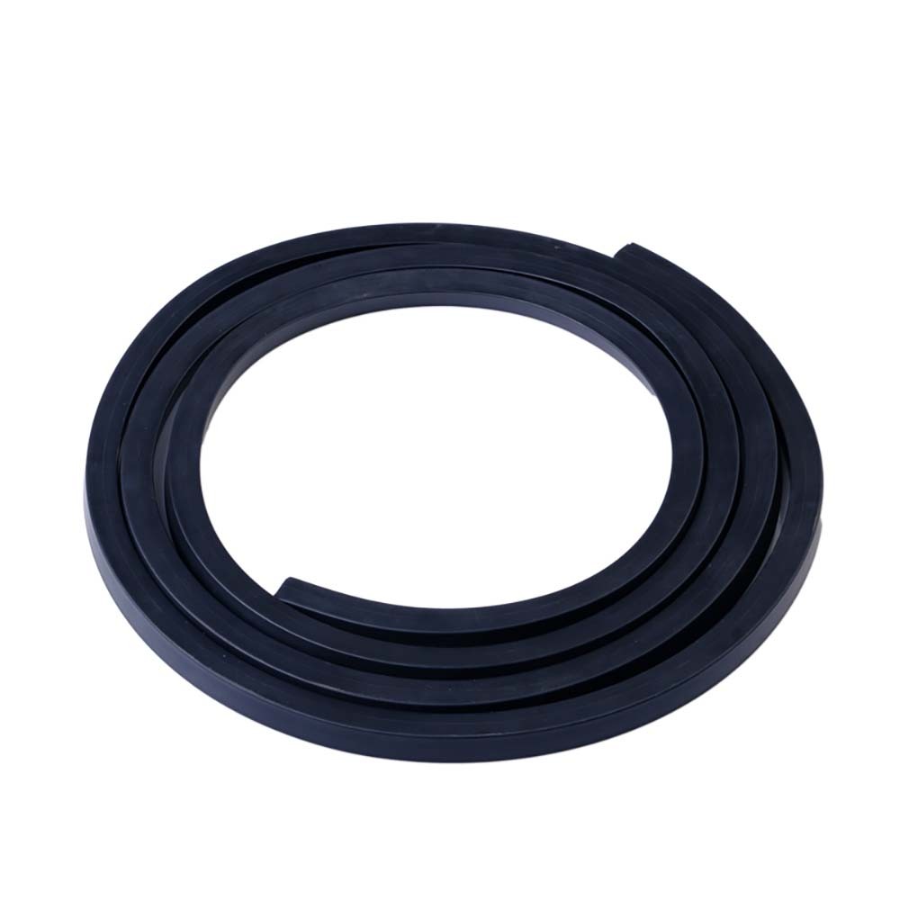Black Fluororubber Square Seal Strip Fluorine Rubber Seal Square Bars Oil Proof