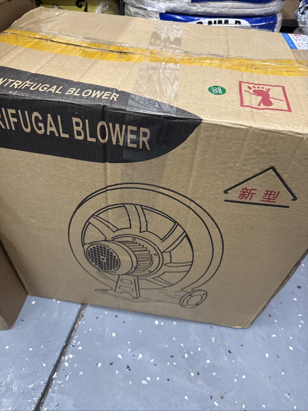 centrifugal blower CZ-TD550w250W centrifugal blower fan rotates at 3,400 RPM