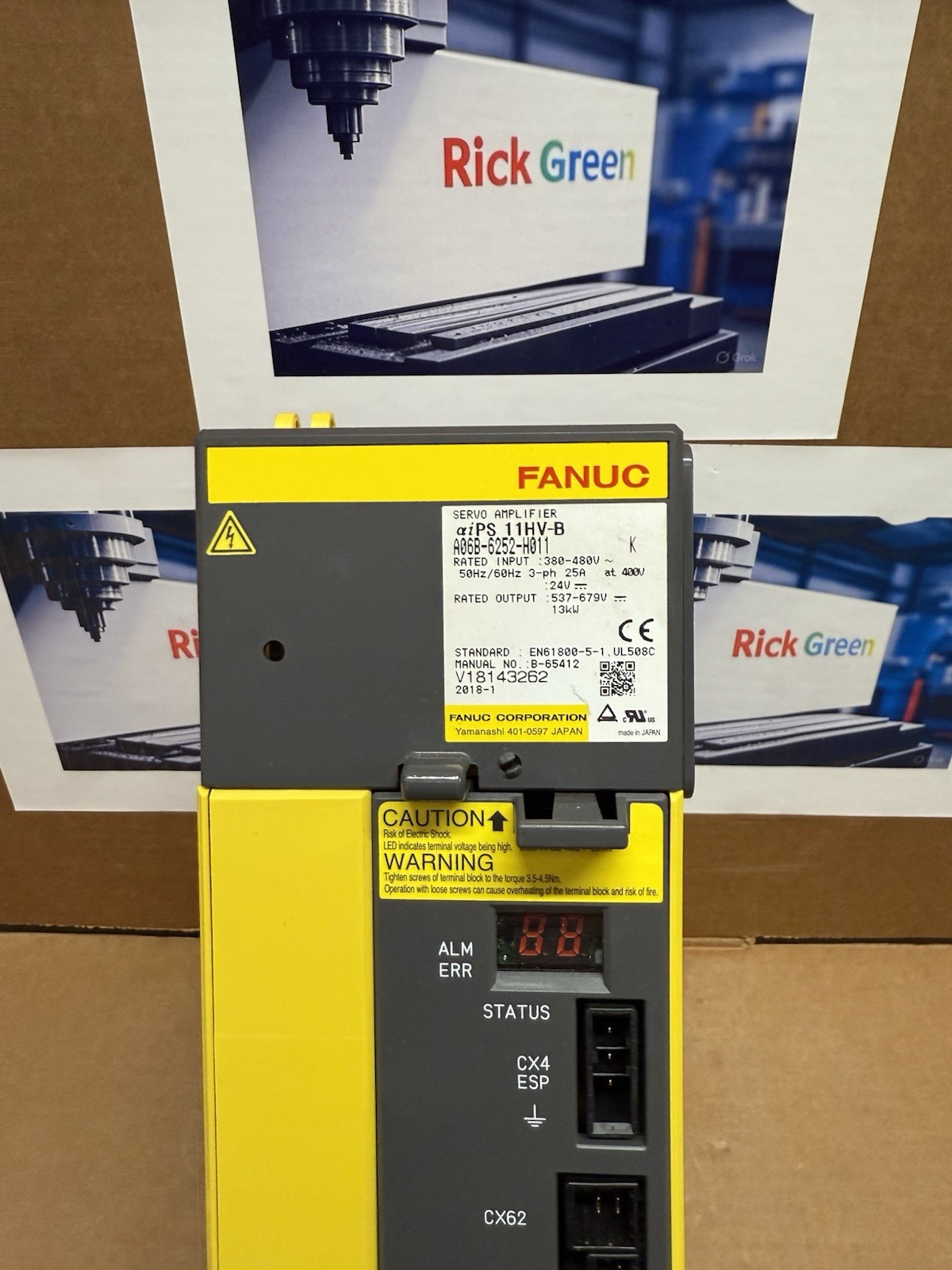 FANUC Power Supply A06B-6252-H011 30 Days Free Return Authentic NDA Available