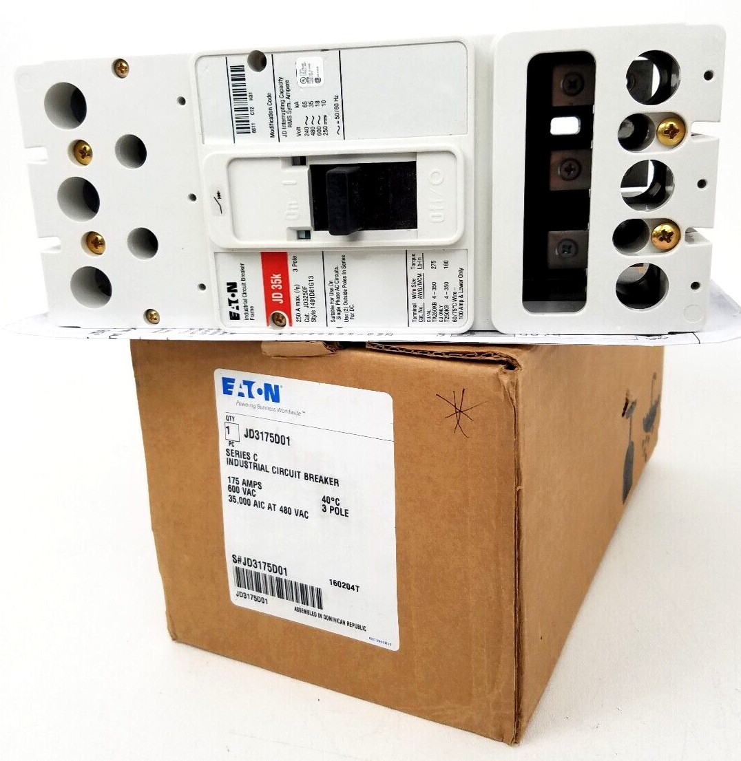 JD3250F Eaton 250A Circuit Breaker Frame – Next Day Option – Flaw – New