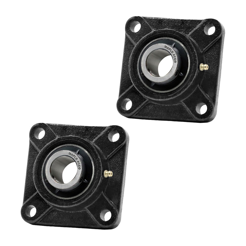 UCF209-27 Flange Bearing 1-11/16″ Bore, 4-Bolt Self-Aligning, Solid Base (Qty 2)