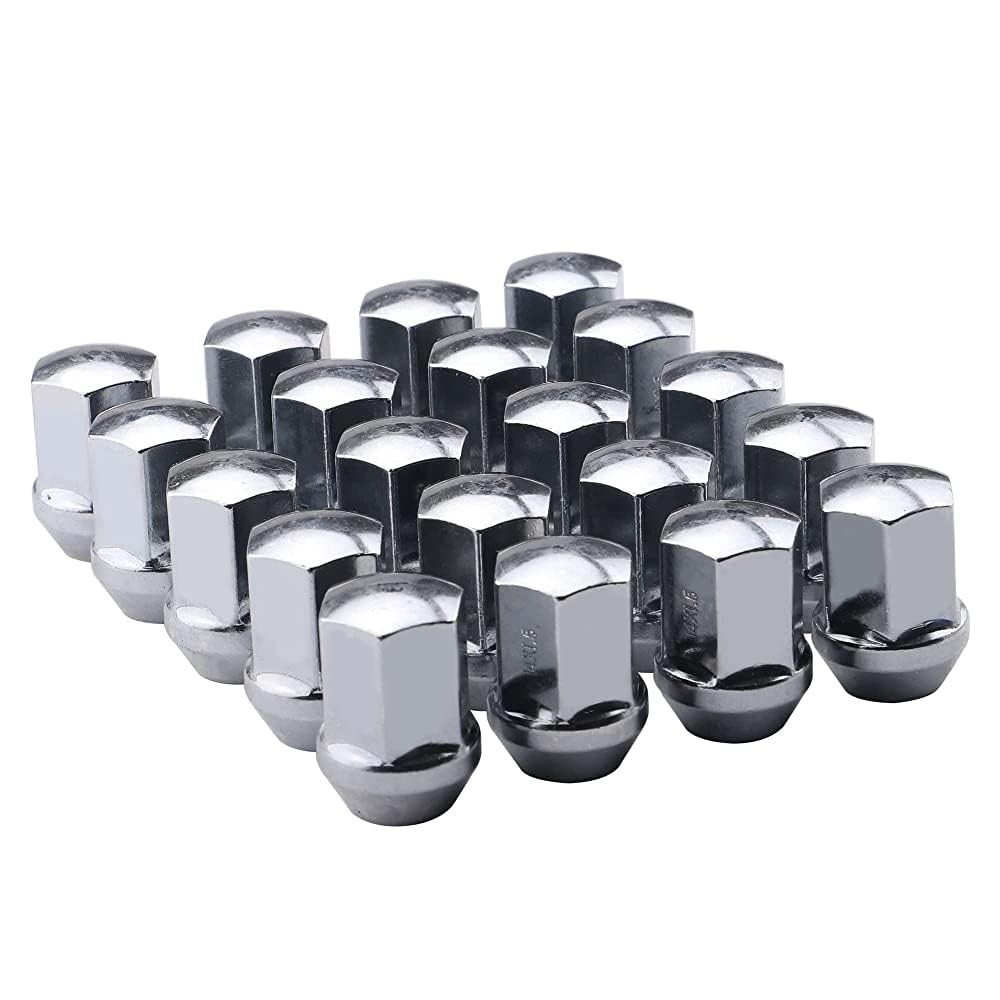 20 PCS M14x1.5 Pitch Studs Wheel Lug Nuts 1.5 inch Height OEM Factory Style Acor